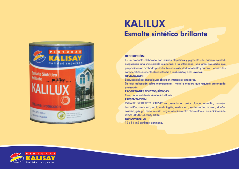 Esmalte Sintetico Kalilux