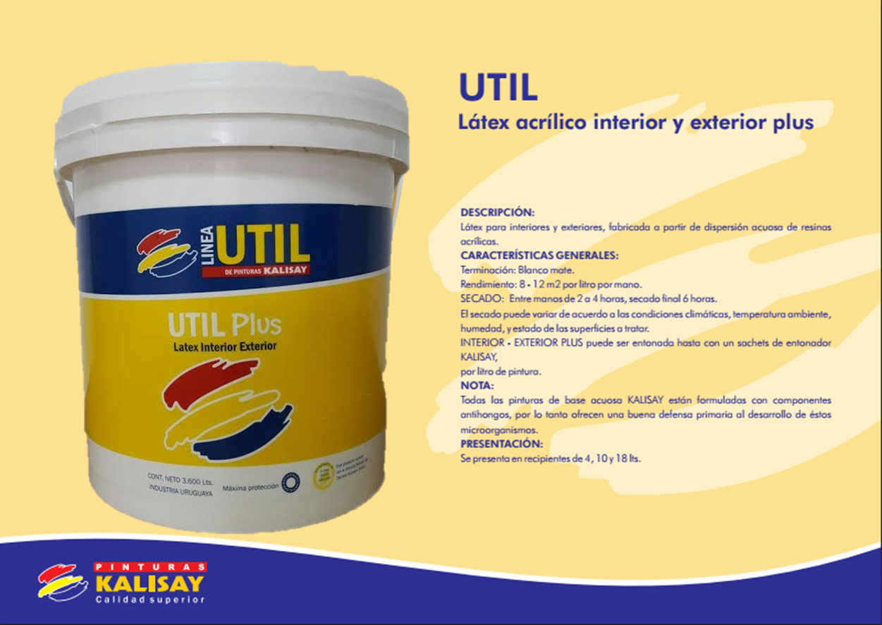 Latex Acrilico Util